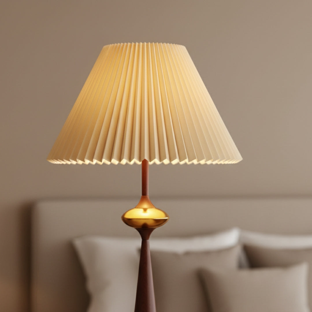 Stehlampe Design Holz