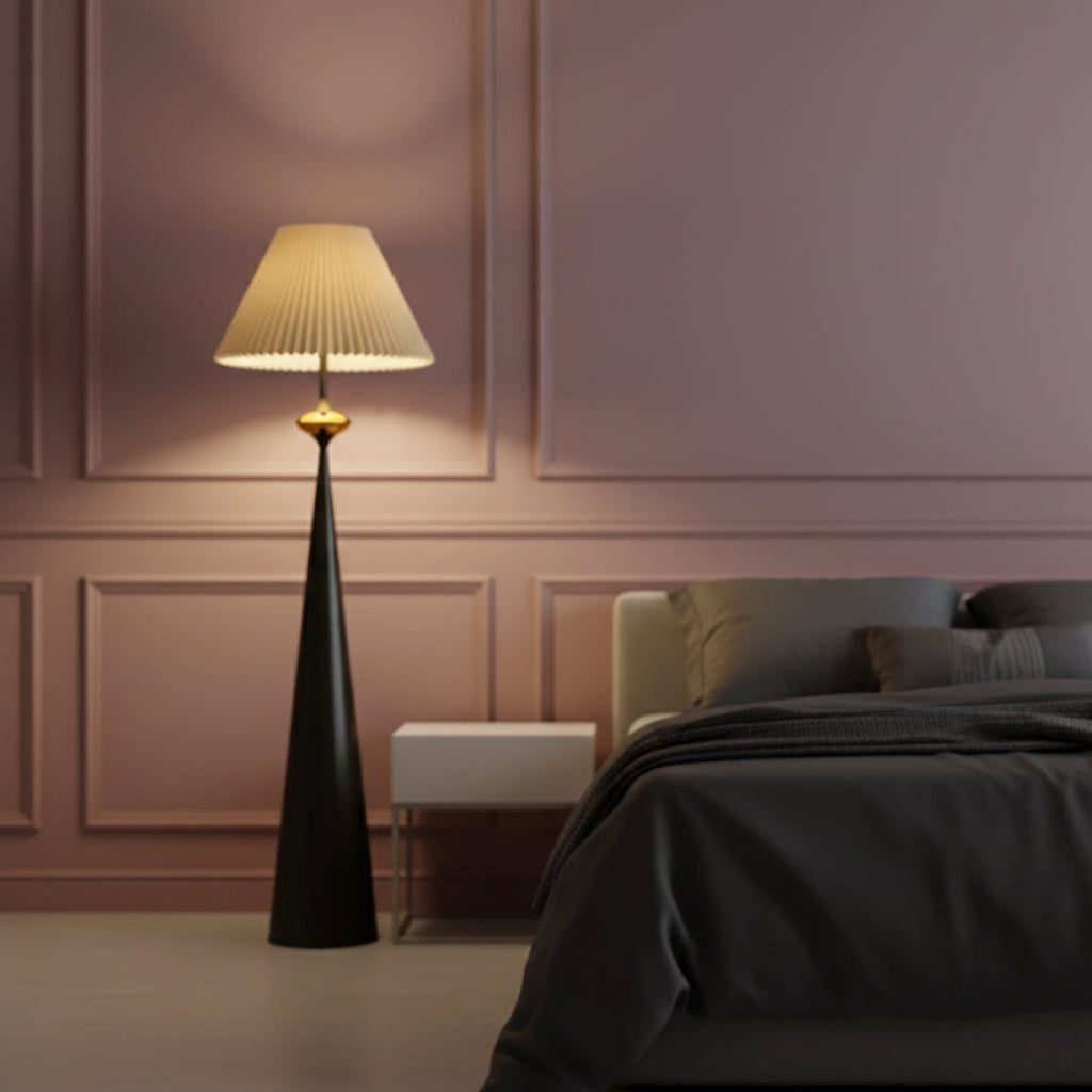 Stehlampe Design Holz