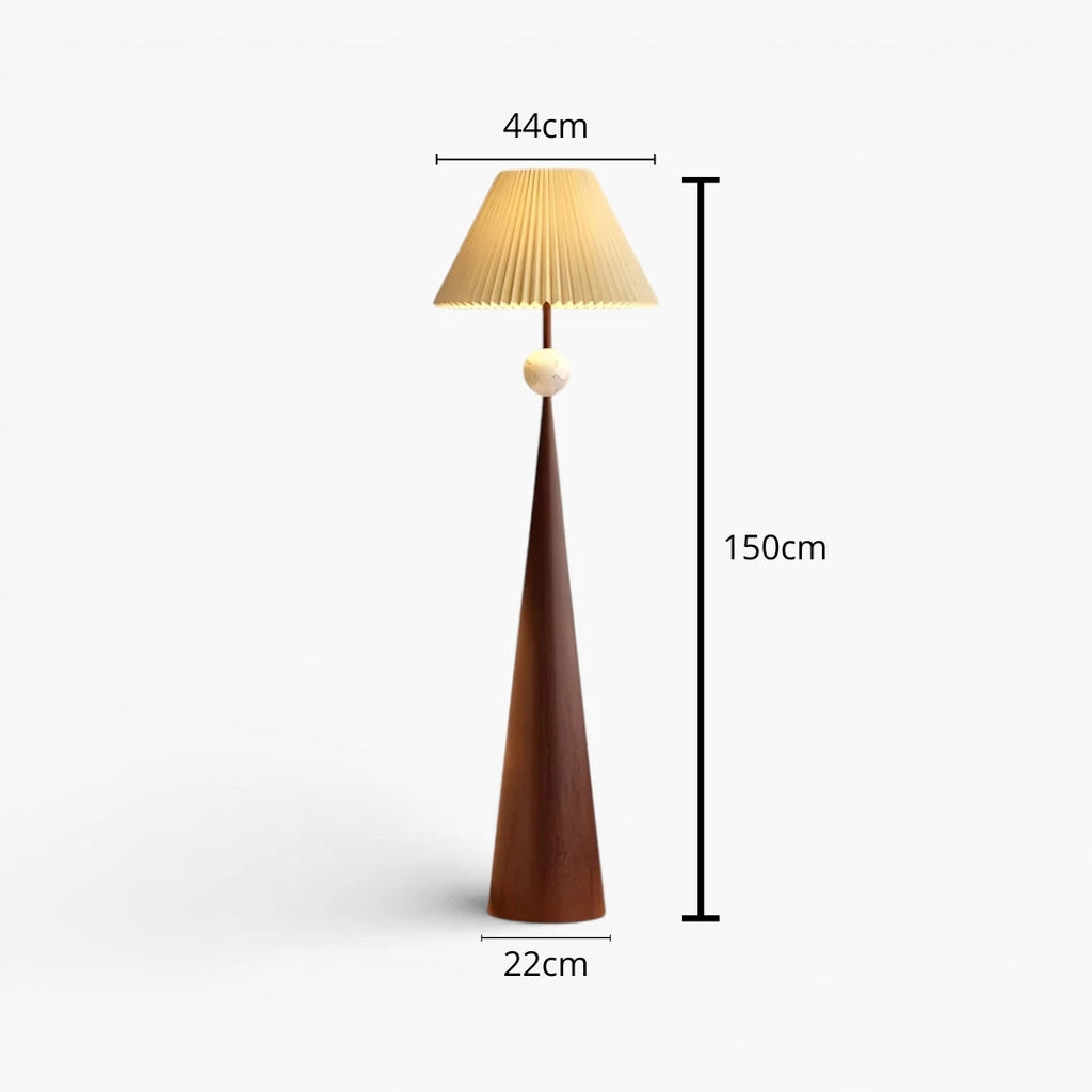 Stehlampe Design Holz