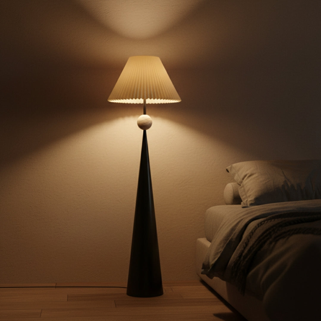 Stehlampe Design Holz
