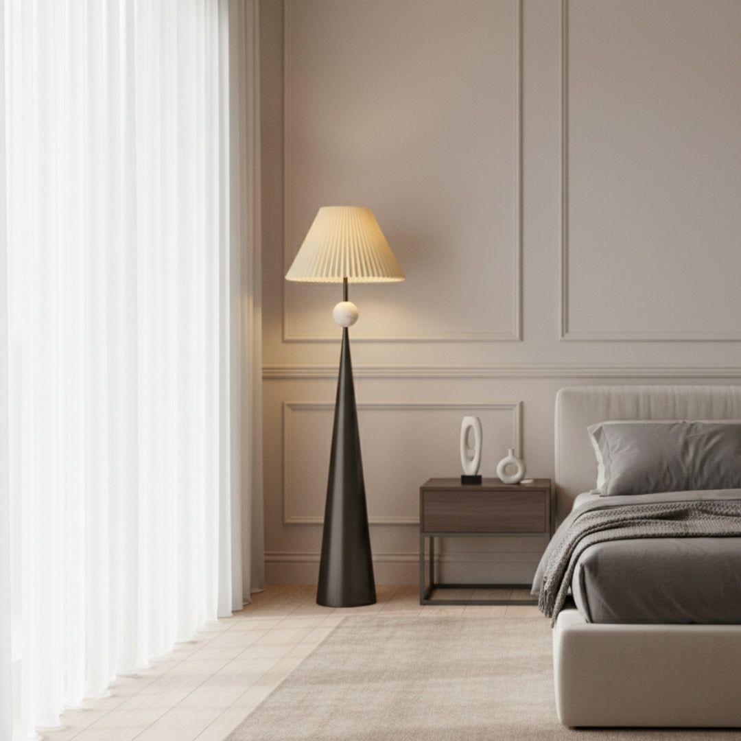 Stehlampe Design Holz