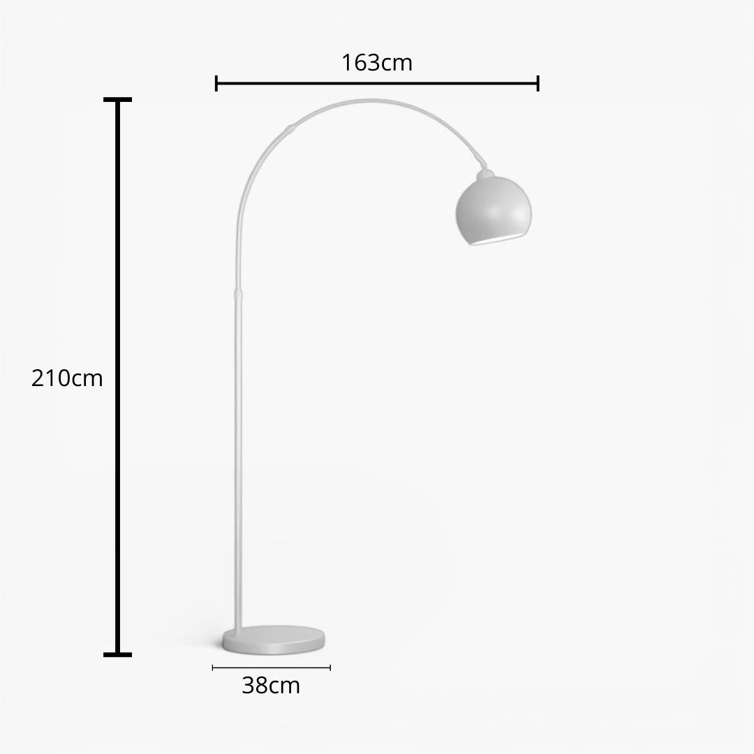 Stehlampe Design Chrome