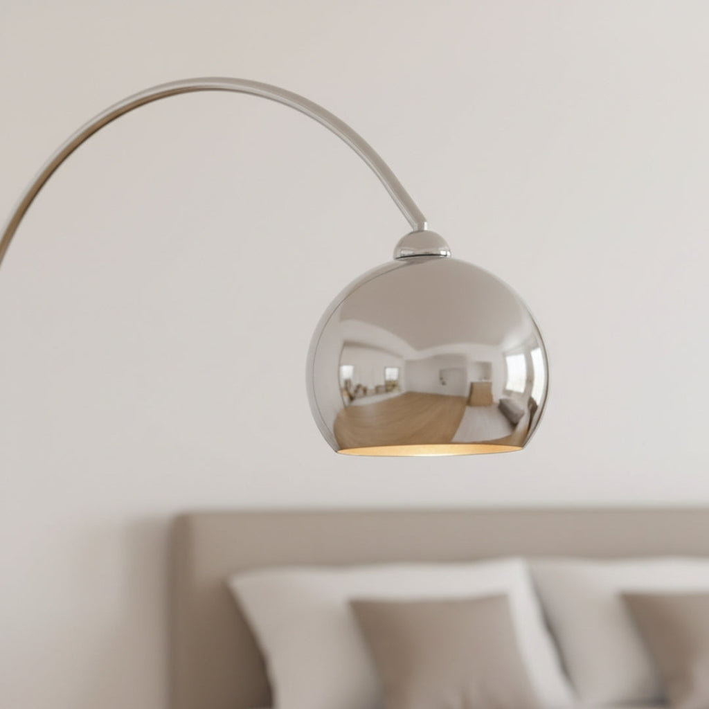 Stehlampe Design Chrome