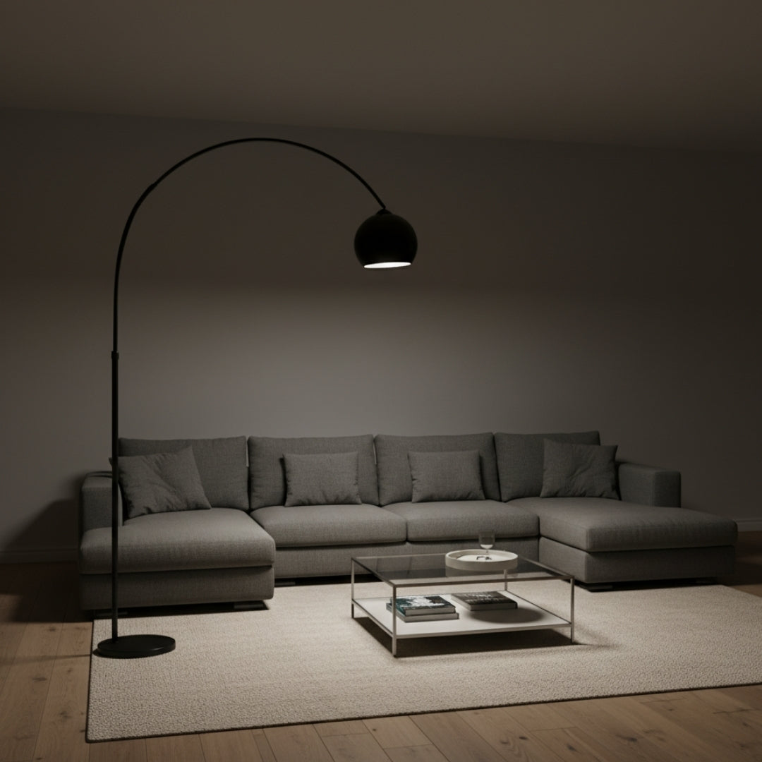 Stehlampe Design Chrome