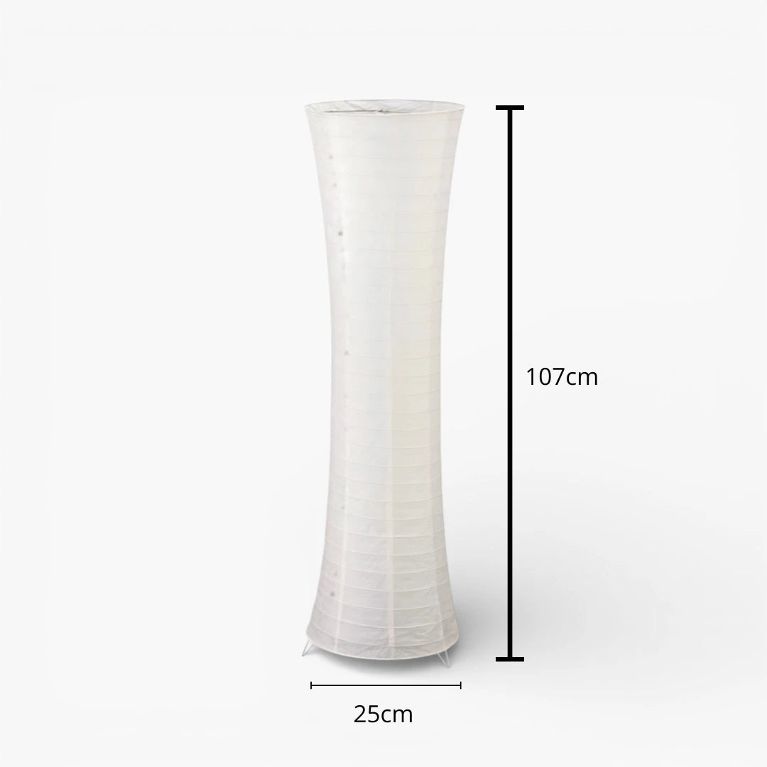 Stehlampe aus Papier Riz