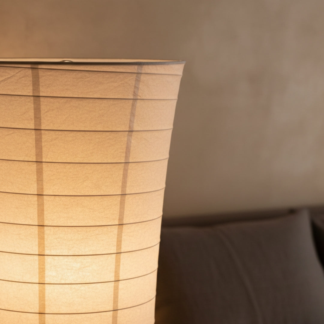 Stehlampe aus Papier Riz