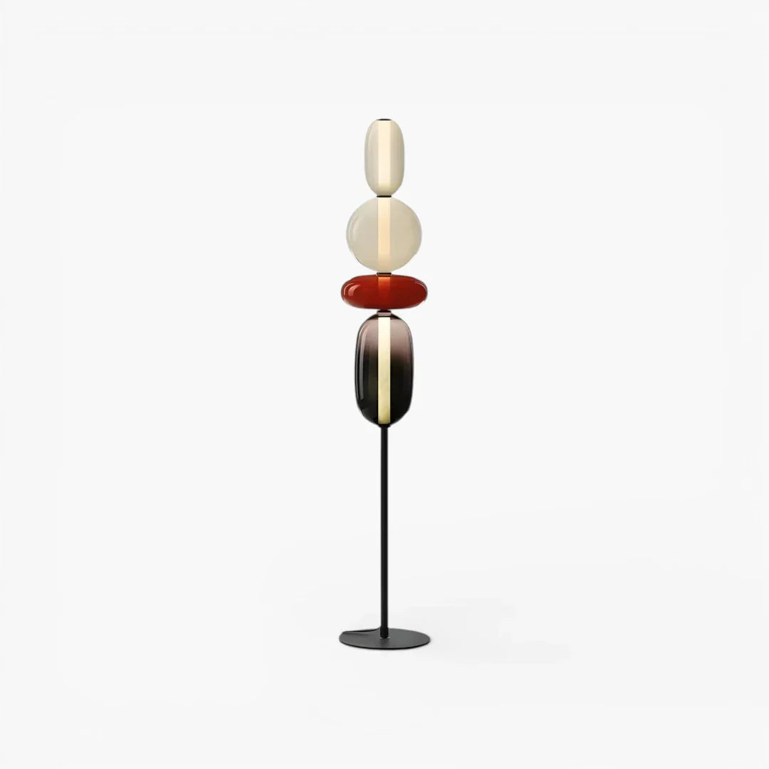 Lampe Sur Pied En Verre