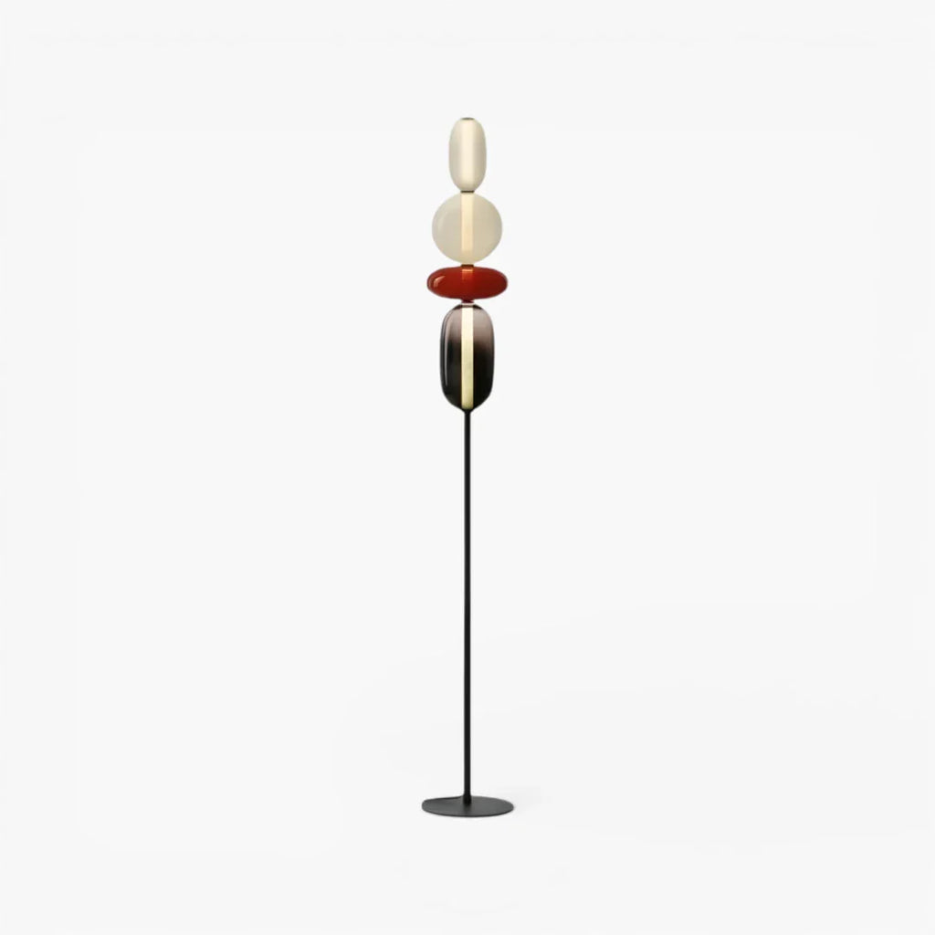 Stehlampe aus Glas