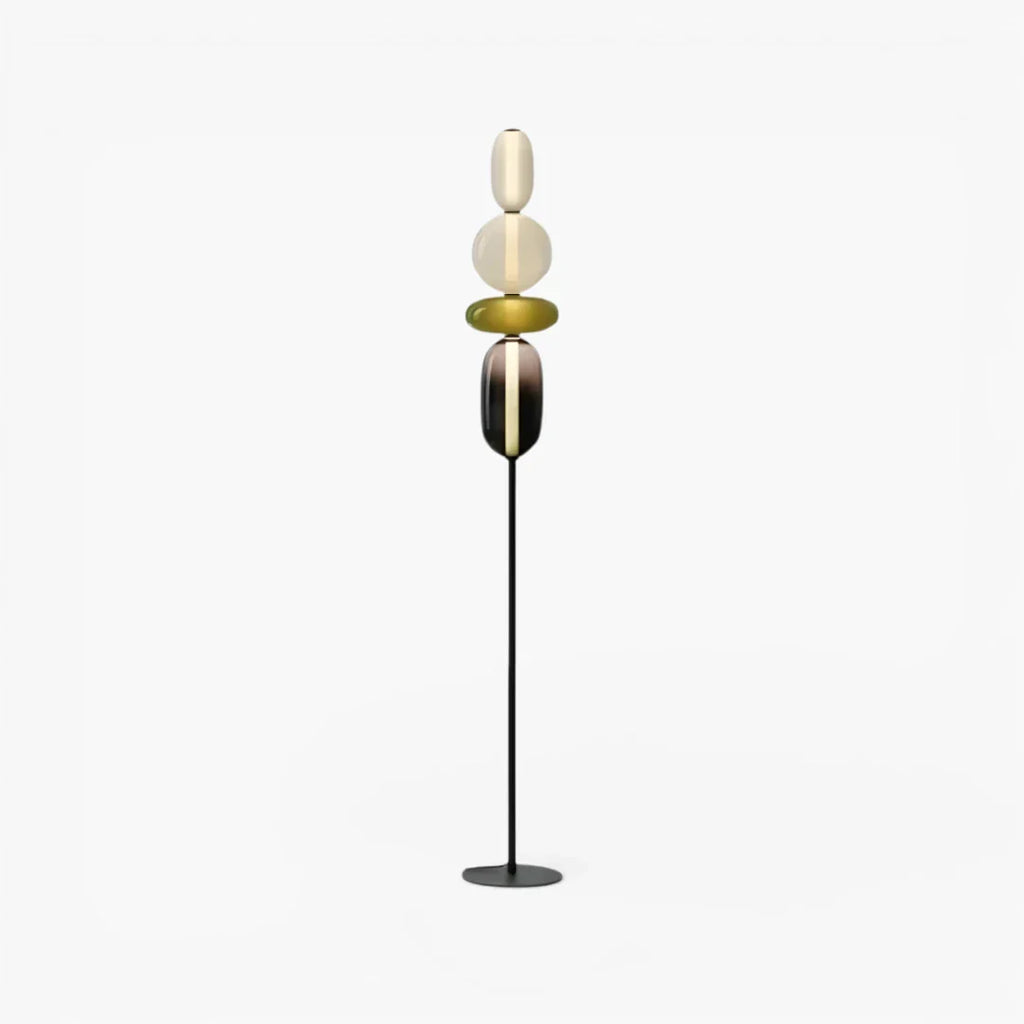 Stehlampe aus Glas