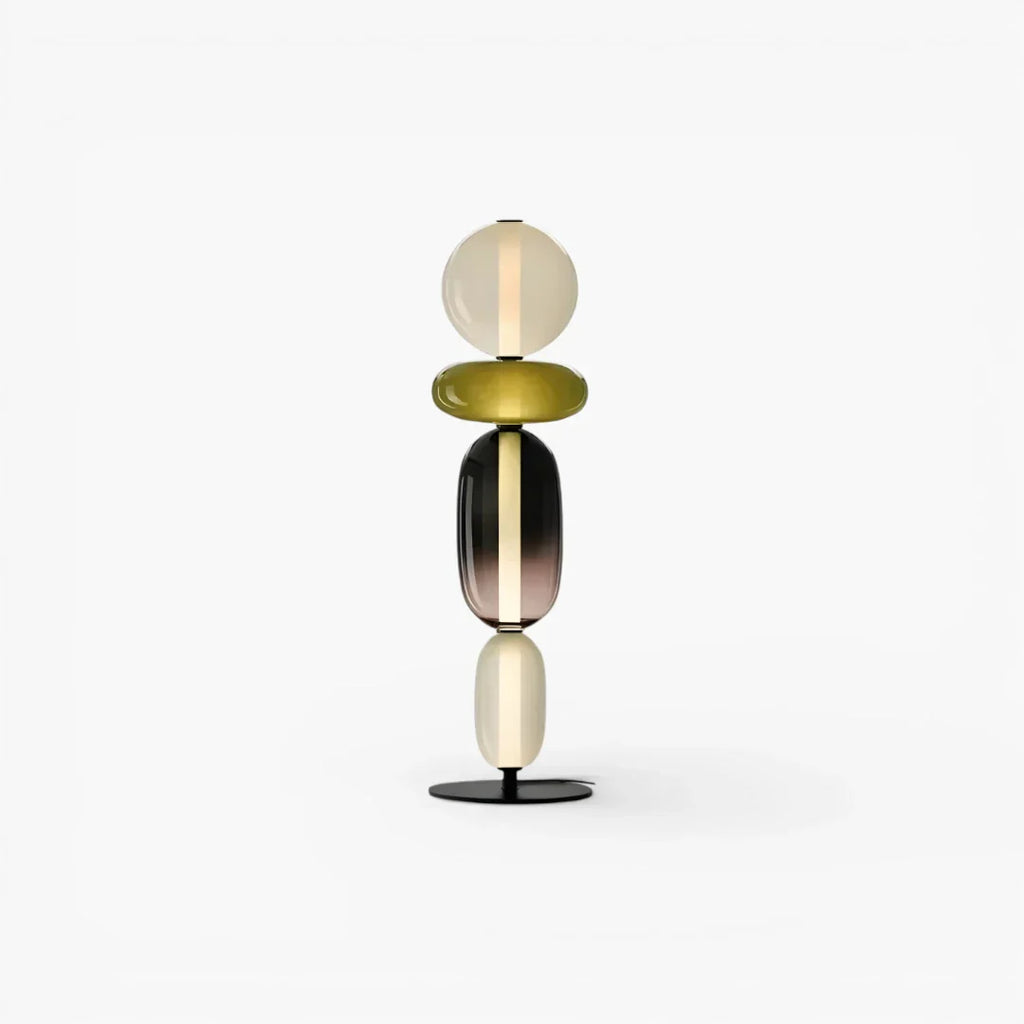 Stehlampe aus Glas