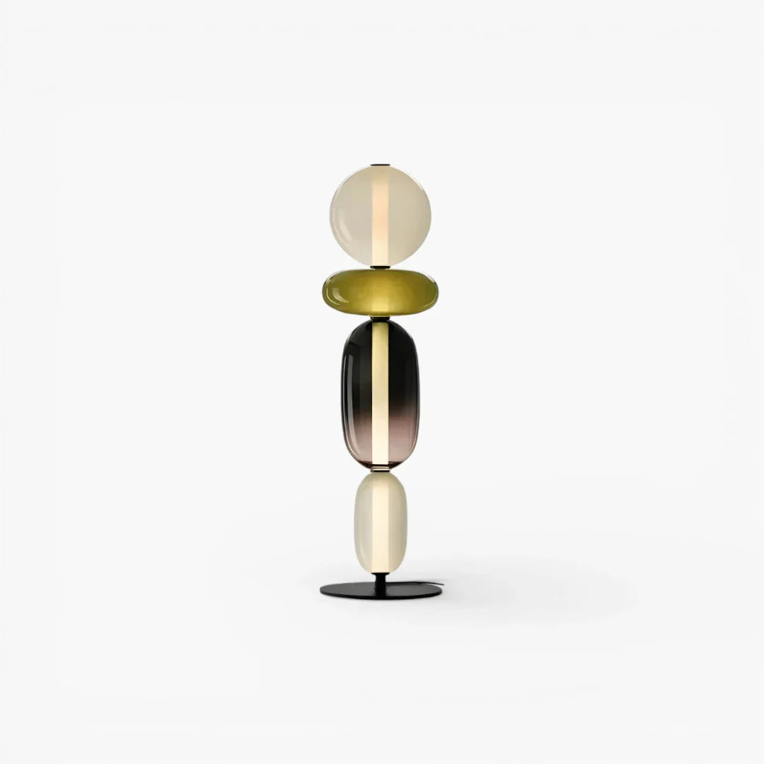 Stehlampe aus Glas