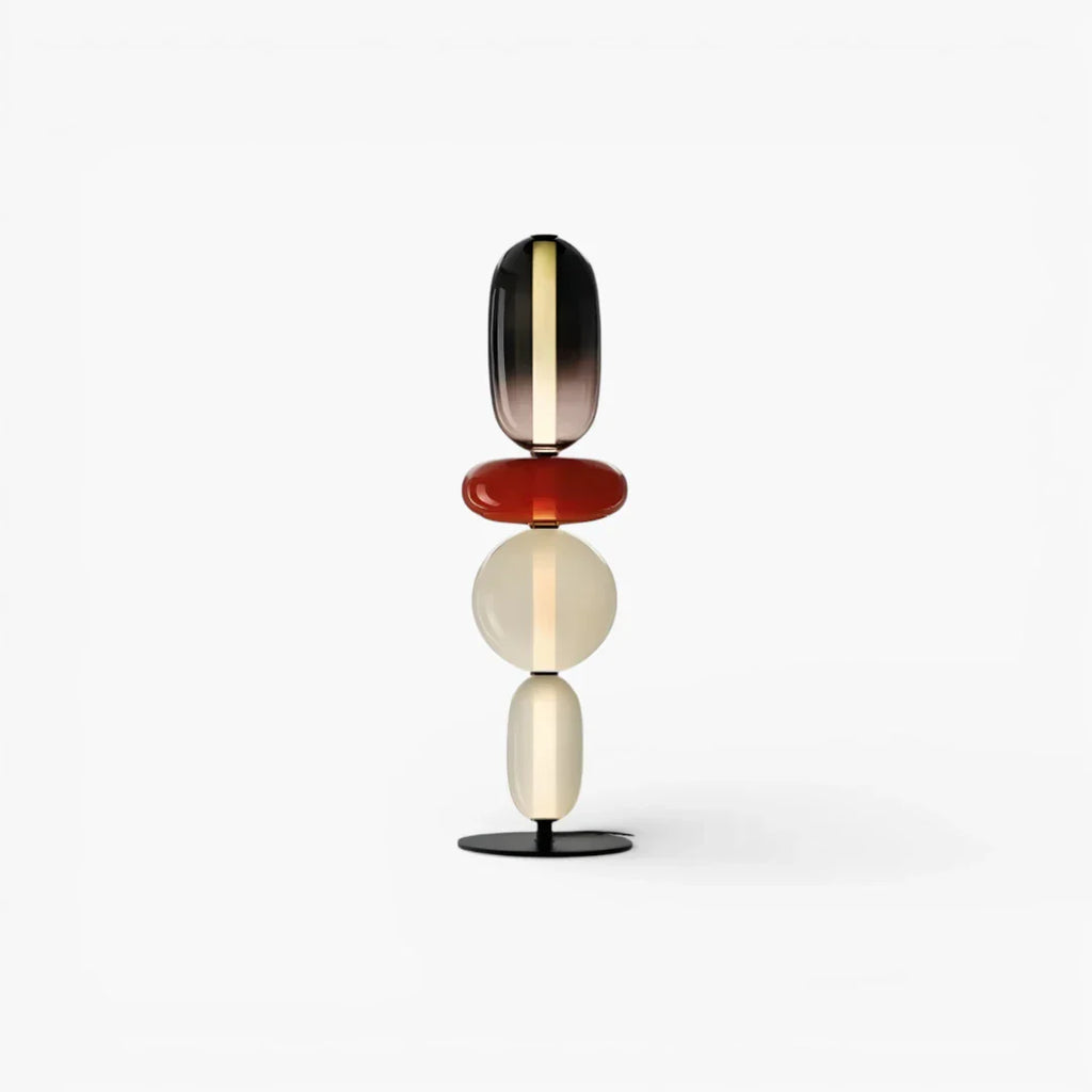 Stehlampe aus Glas