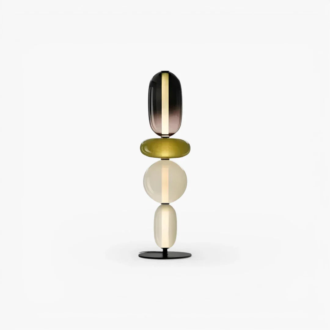Stehlampe aus Glas