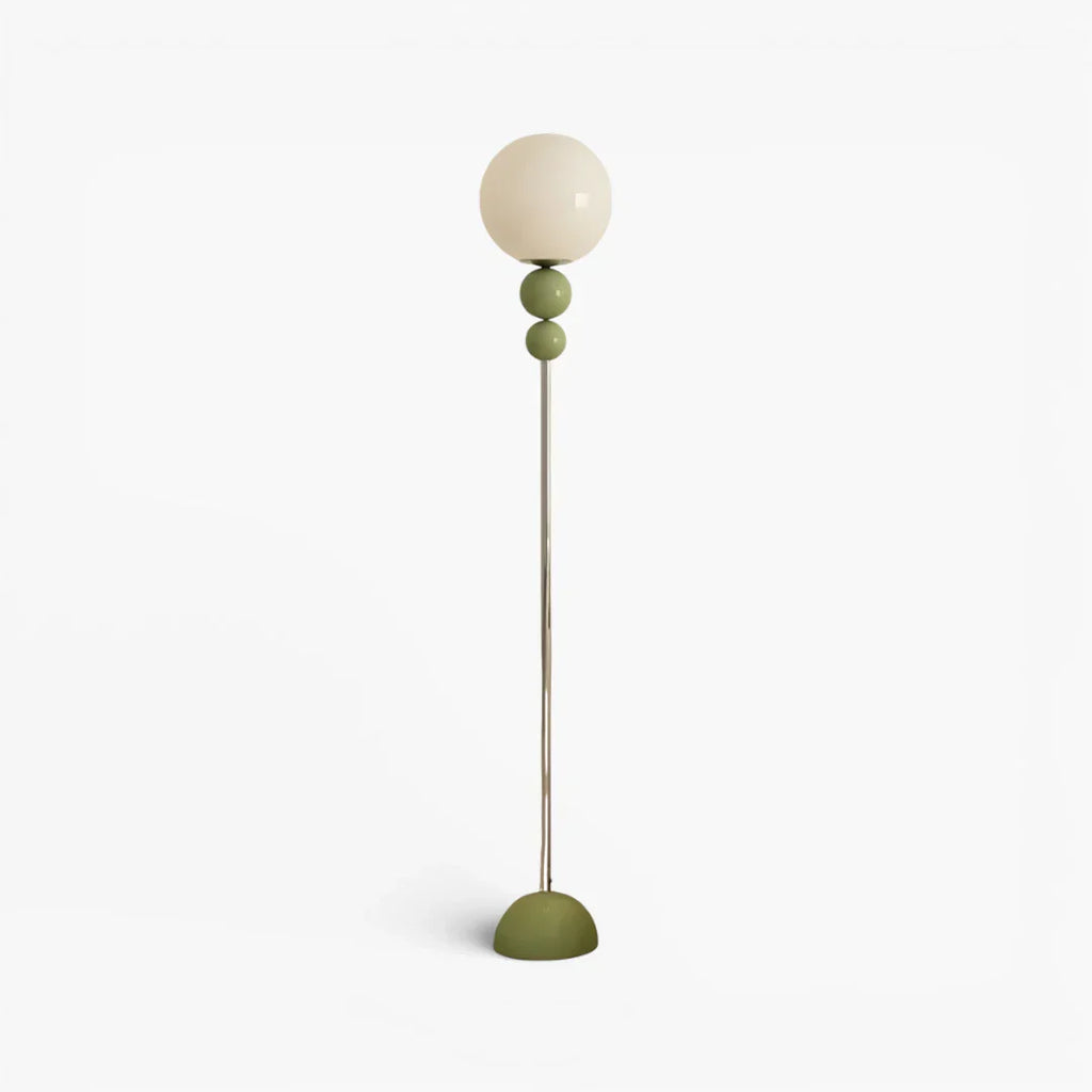 Stehlampe Globe aus Glas