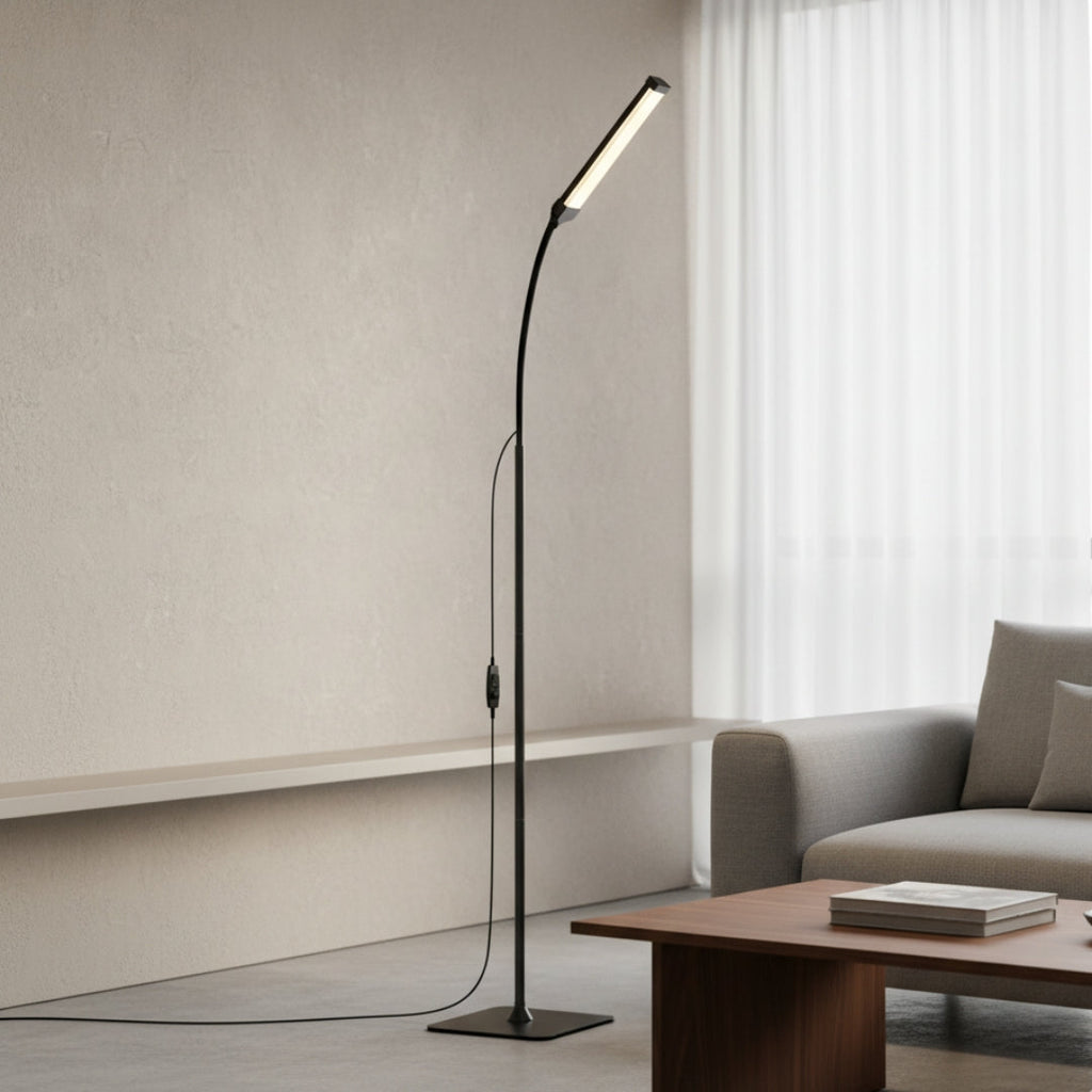 Stehlampe Flexibel Schwarz