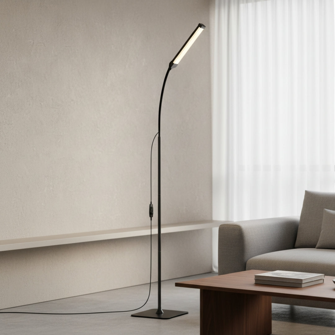 Stehlampe Flexibel Schwarz