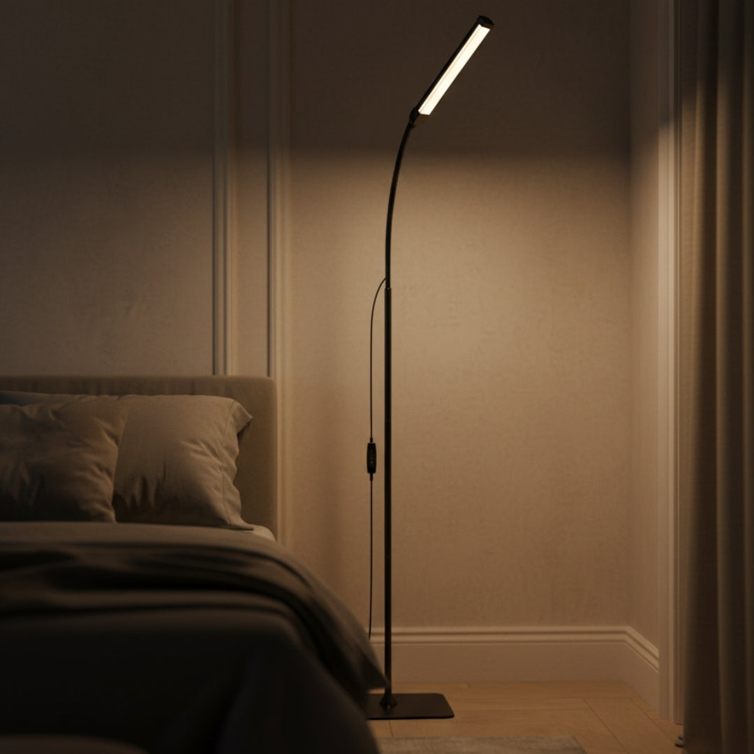 Stehlampe Flexibel Schwarz