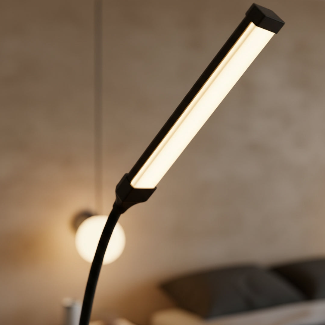Stehlampe Flexibel Schwarz