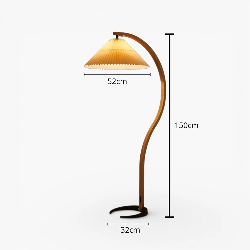 Stehlampe Wohnzimmer Holz