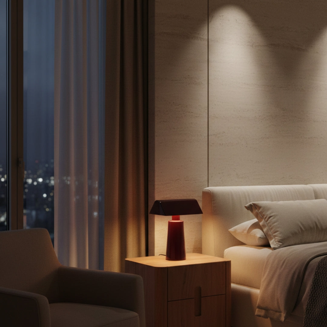 Nachttischlampe geeignet zum Lesen