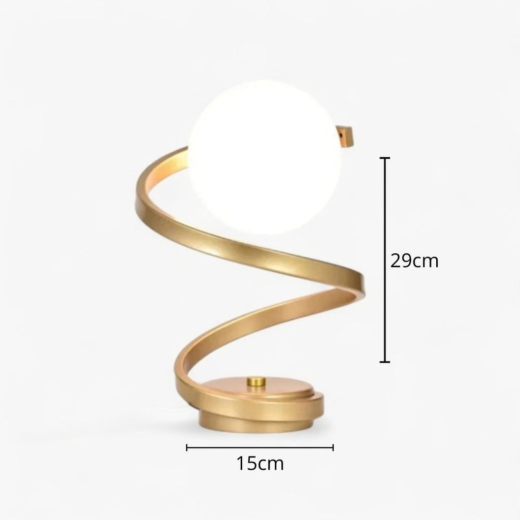 Nachttischlampe Design-Kugel