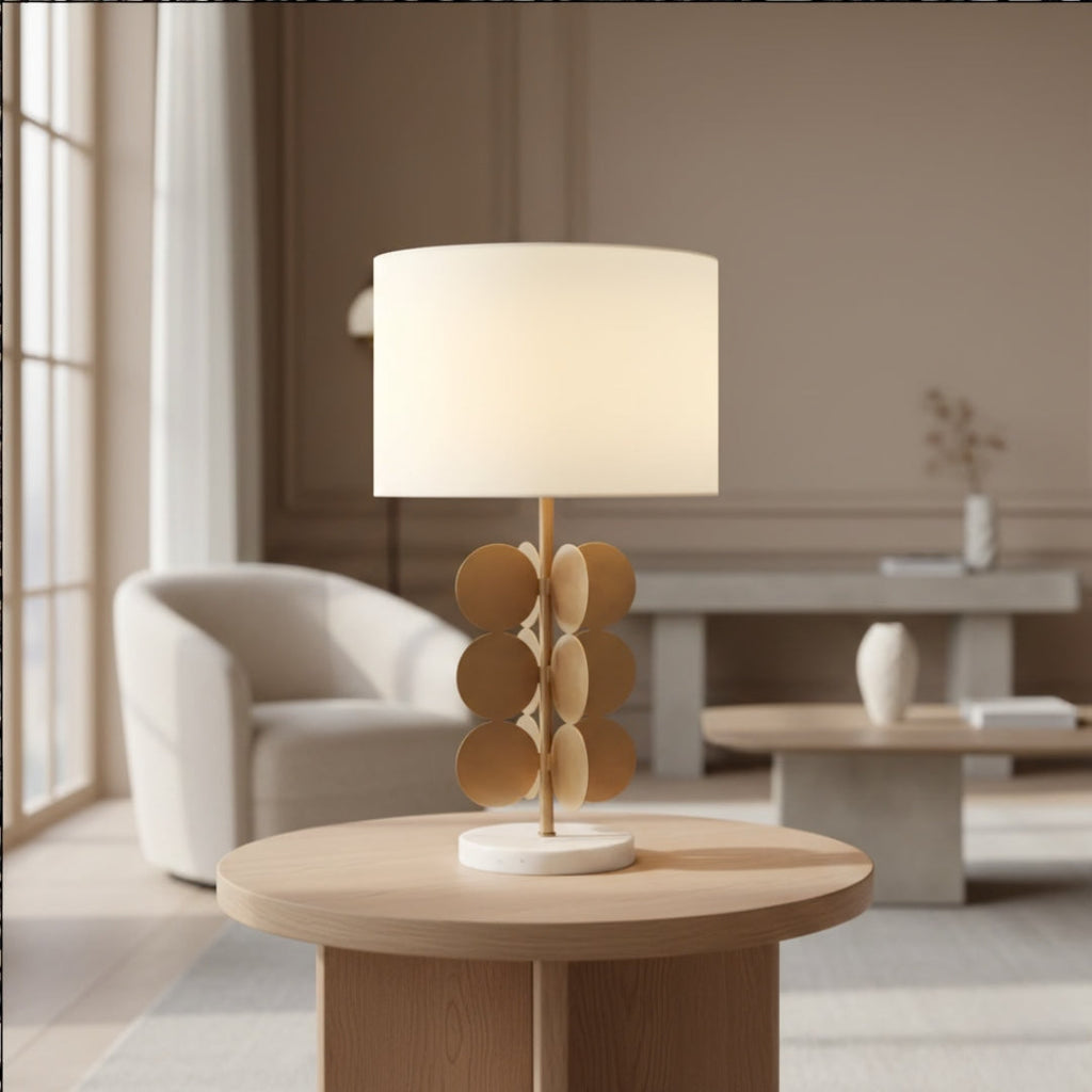 Nachttischlampe modern aus Glas