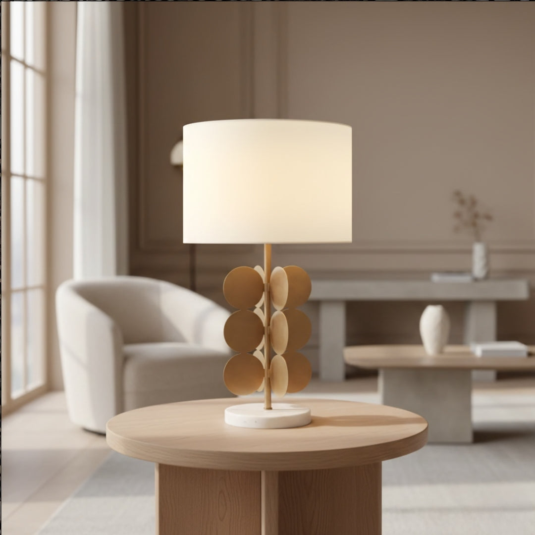 Nachttischlampe modern aus Glas