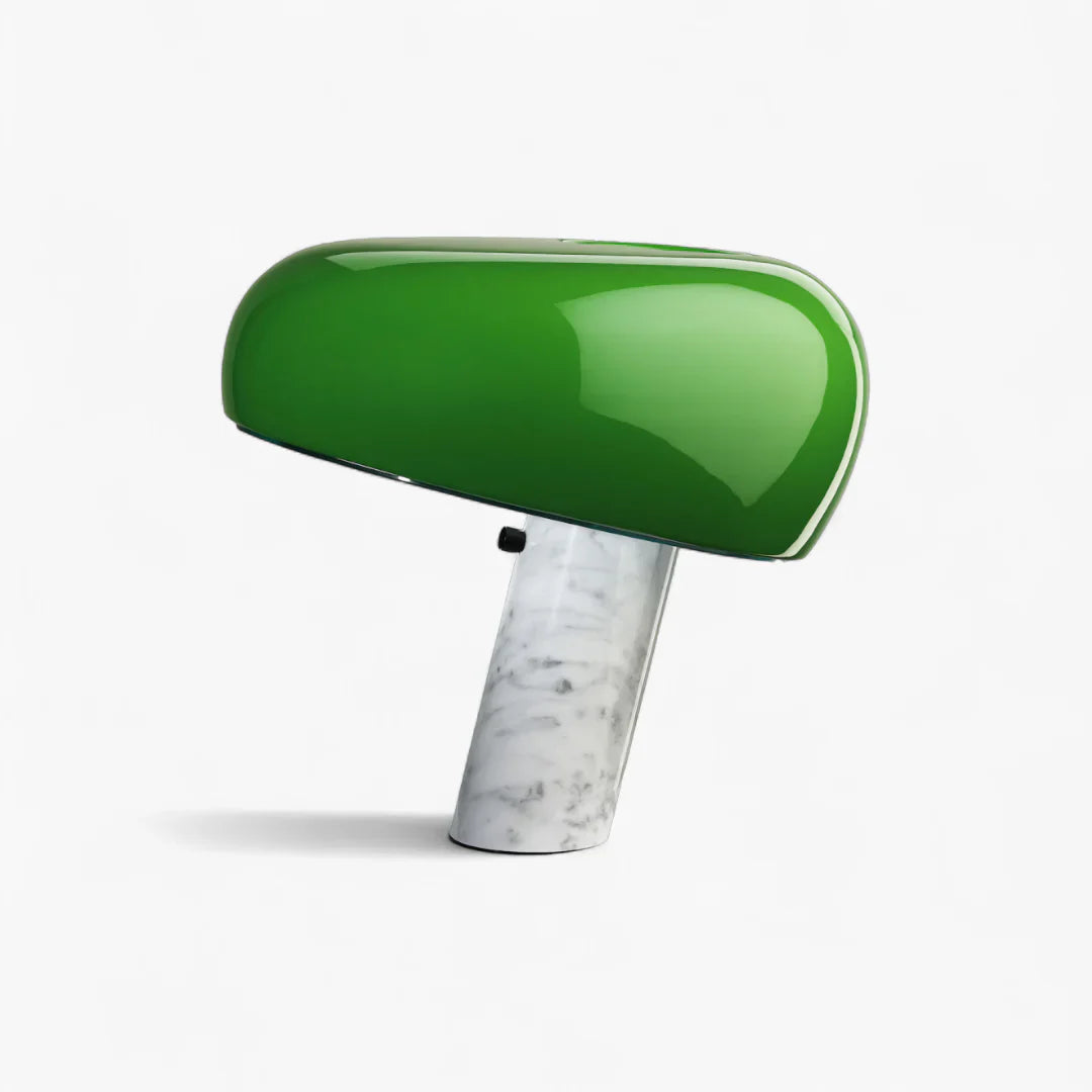 Nachttischlampe Pilz Marmor