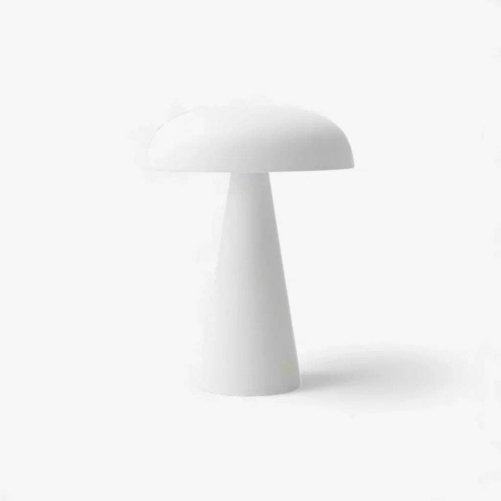 Nachttischlampe Pilz modern
