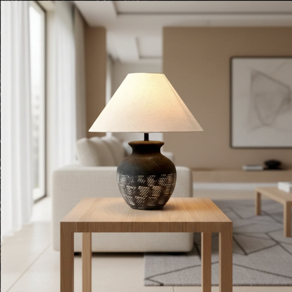 Nachttischlampe Design Keramik