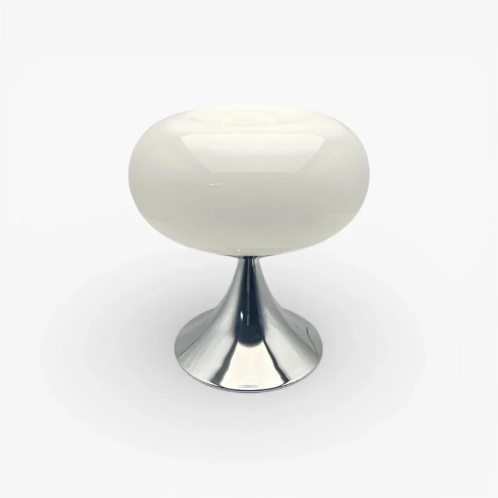 Nachttischlampe aus farbigem Glas