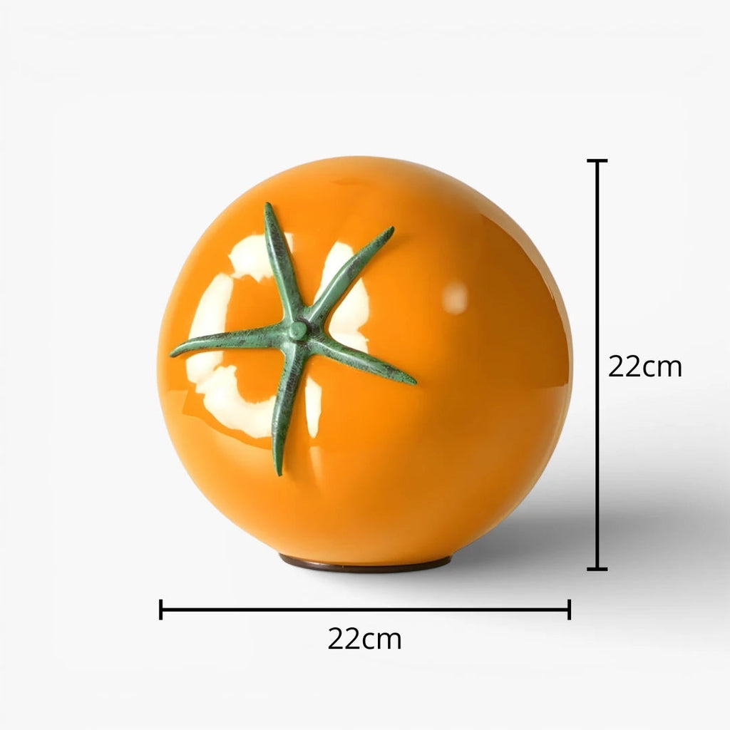 Nachttischlampe aus Glas Tomate