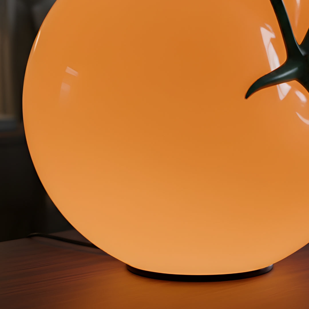 Nachttischlampe aus Glas Tomate