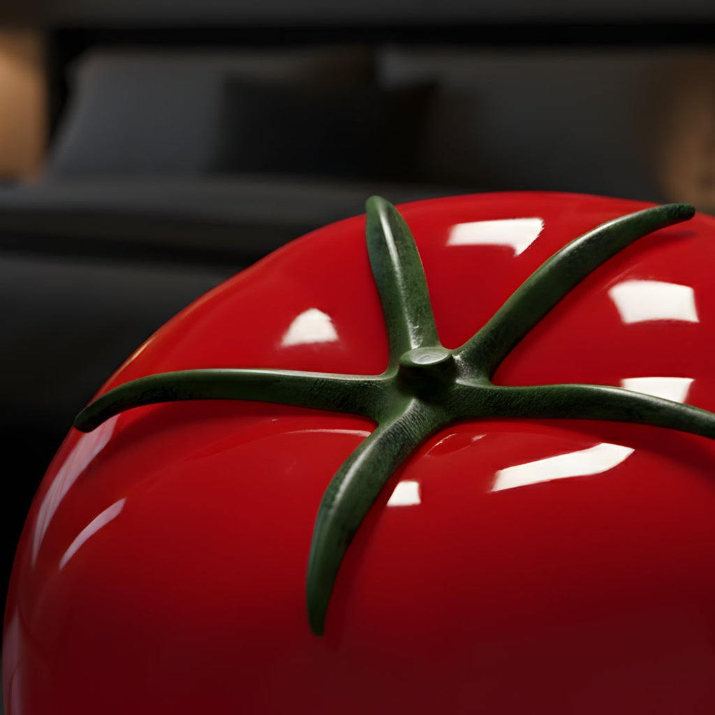 Nachttischlampe aus Glas Tomate