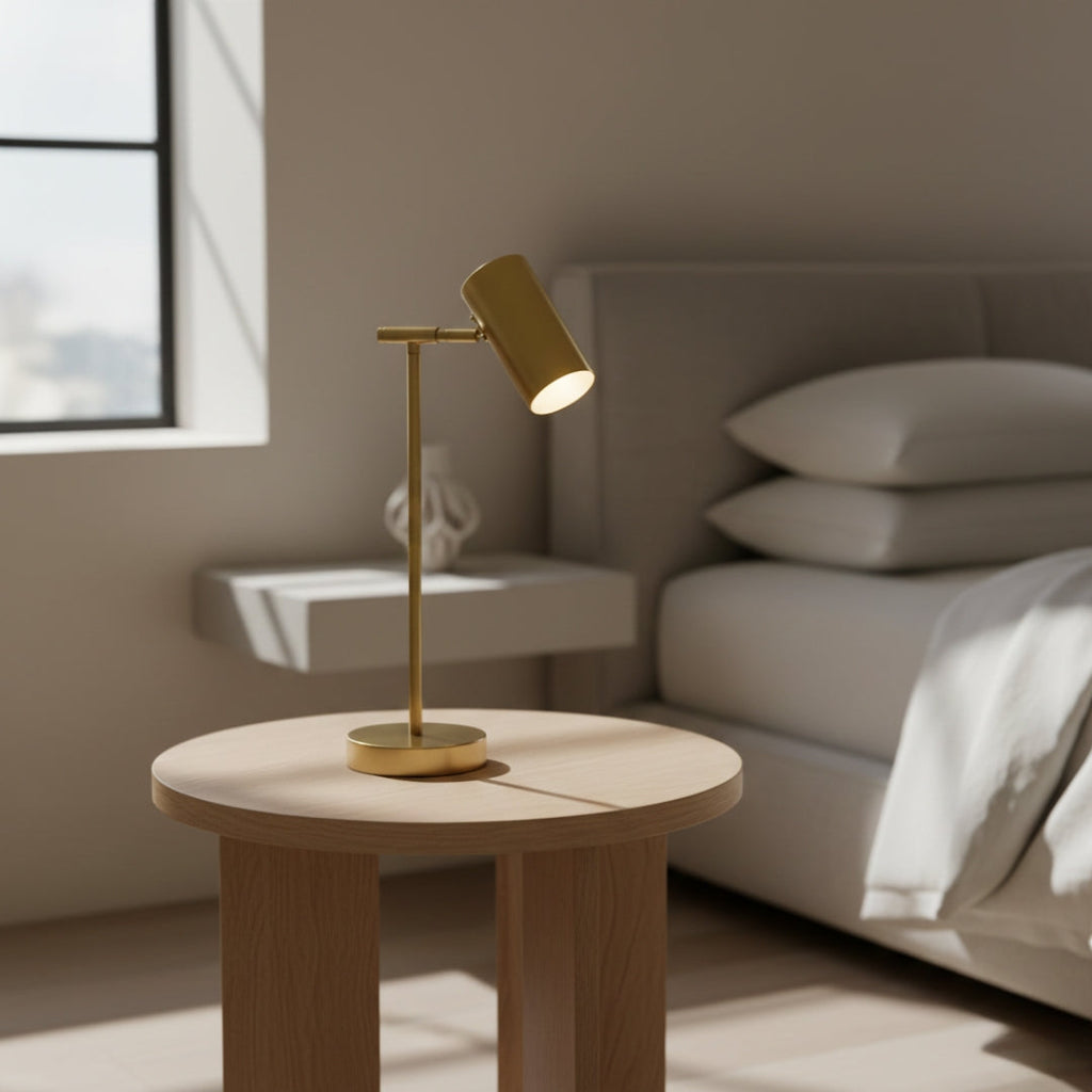Nachttischlampe Gelenkiges Metall