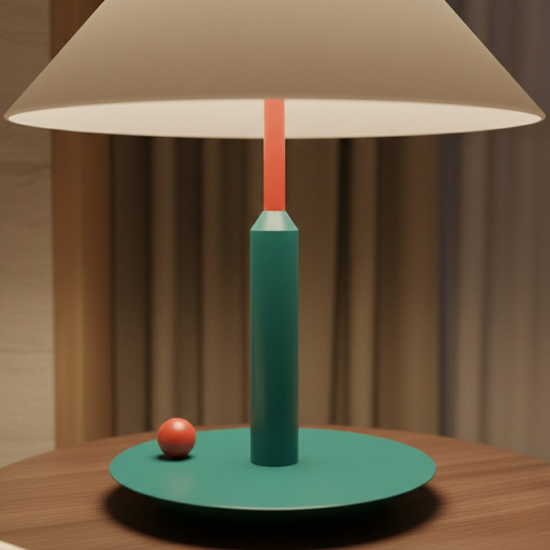 Nachttischlampe Metall-Design