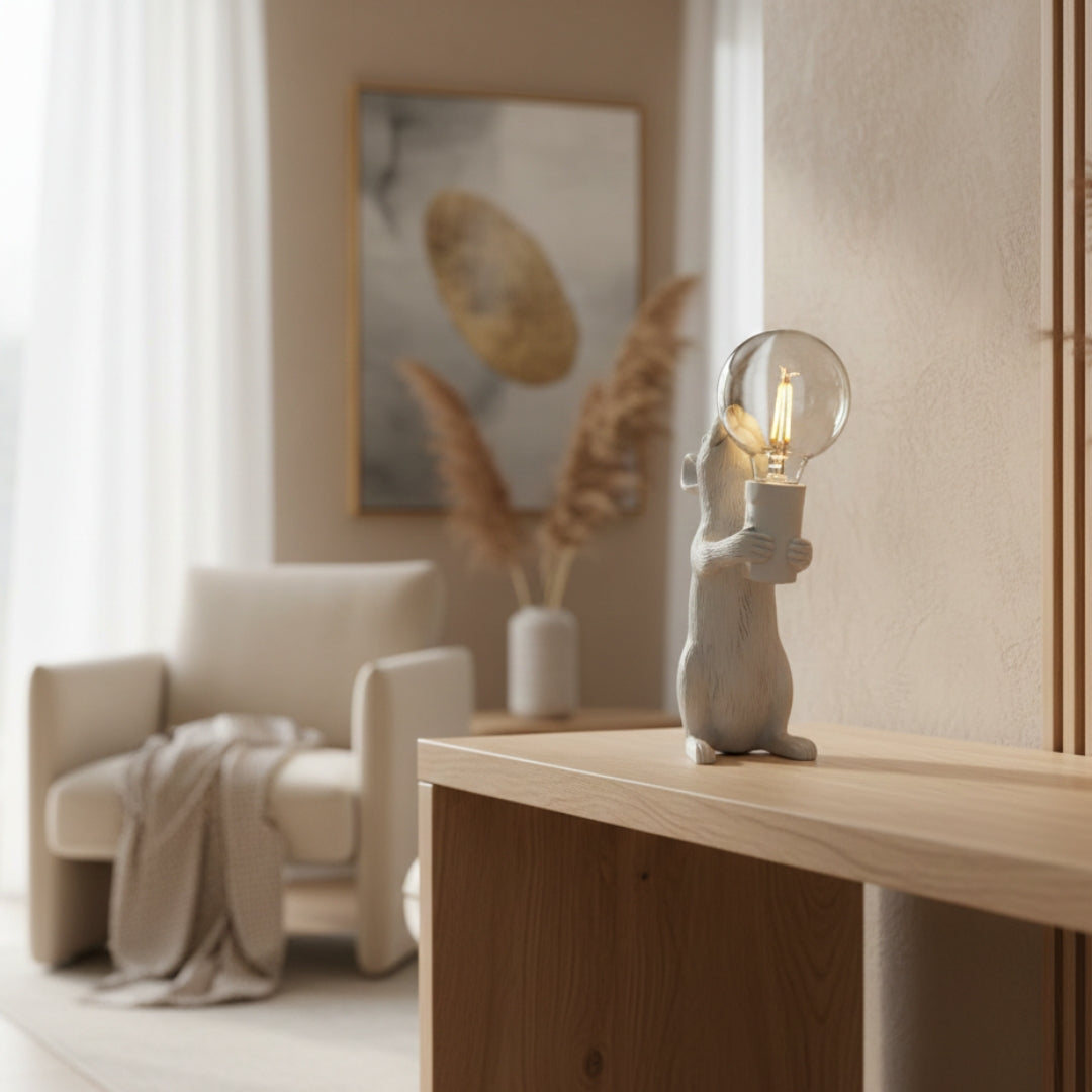Nachttischlampe Maus