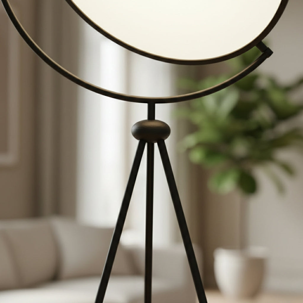 Stehlampe Rund