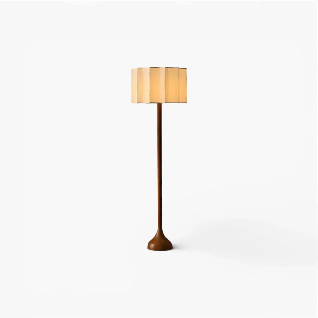 Lampe Sur Pied Abat Jour En Lin