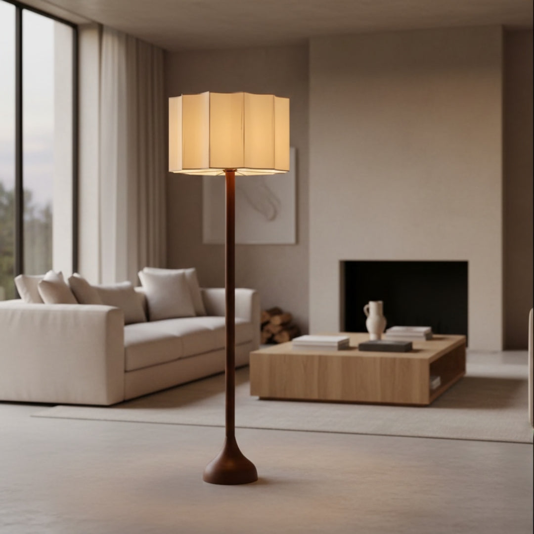 Stehlampe Lampenschirm aus Leinen