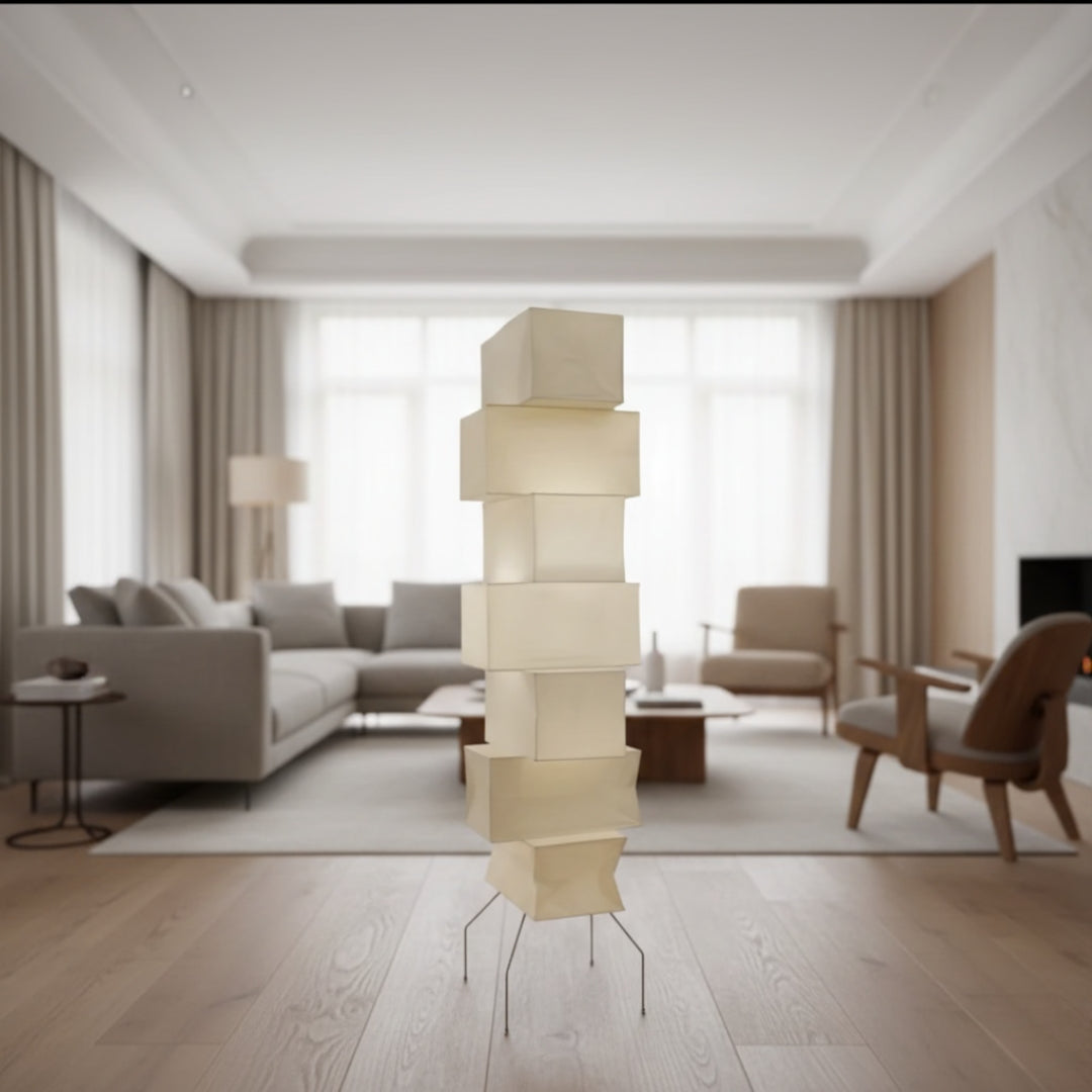 Stehlampe Design aus Papier