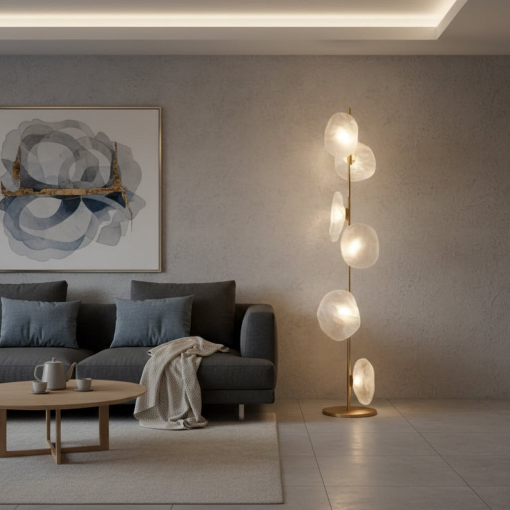 Stehlampe Design Blumen