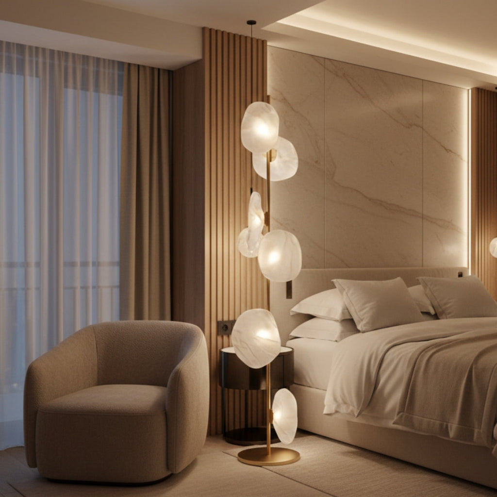 Stehlampe Design Blumen