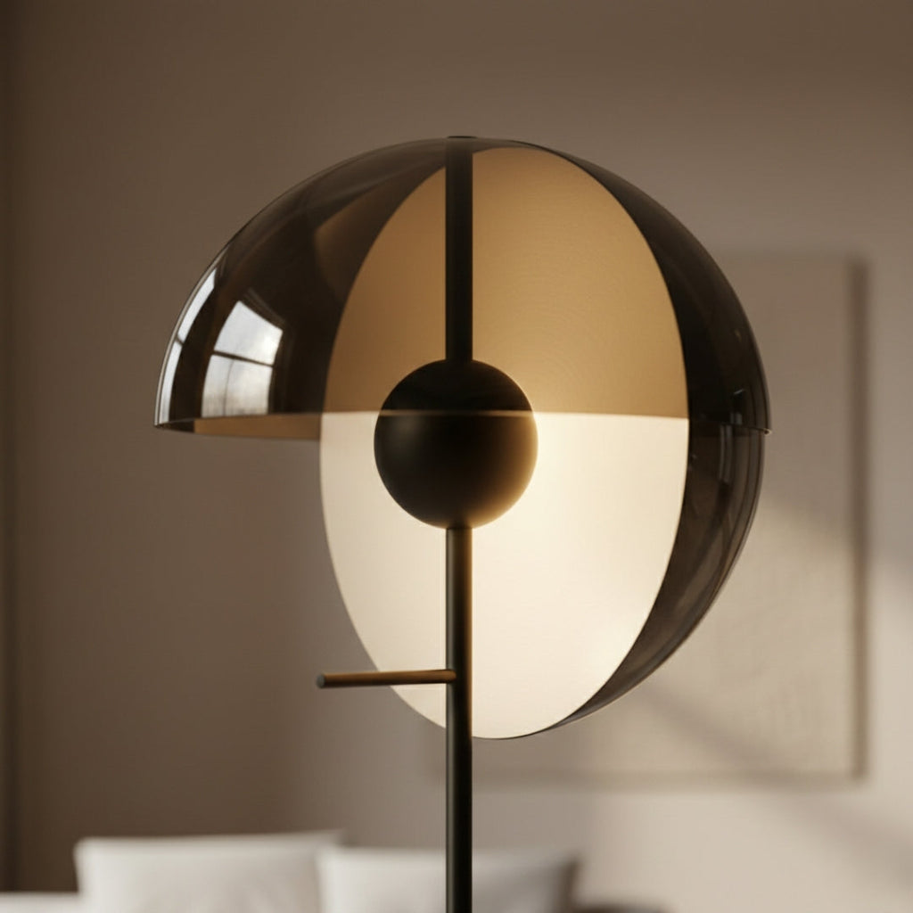 Stehlampe Design Glas