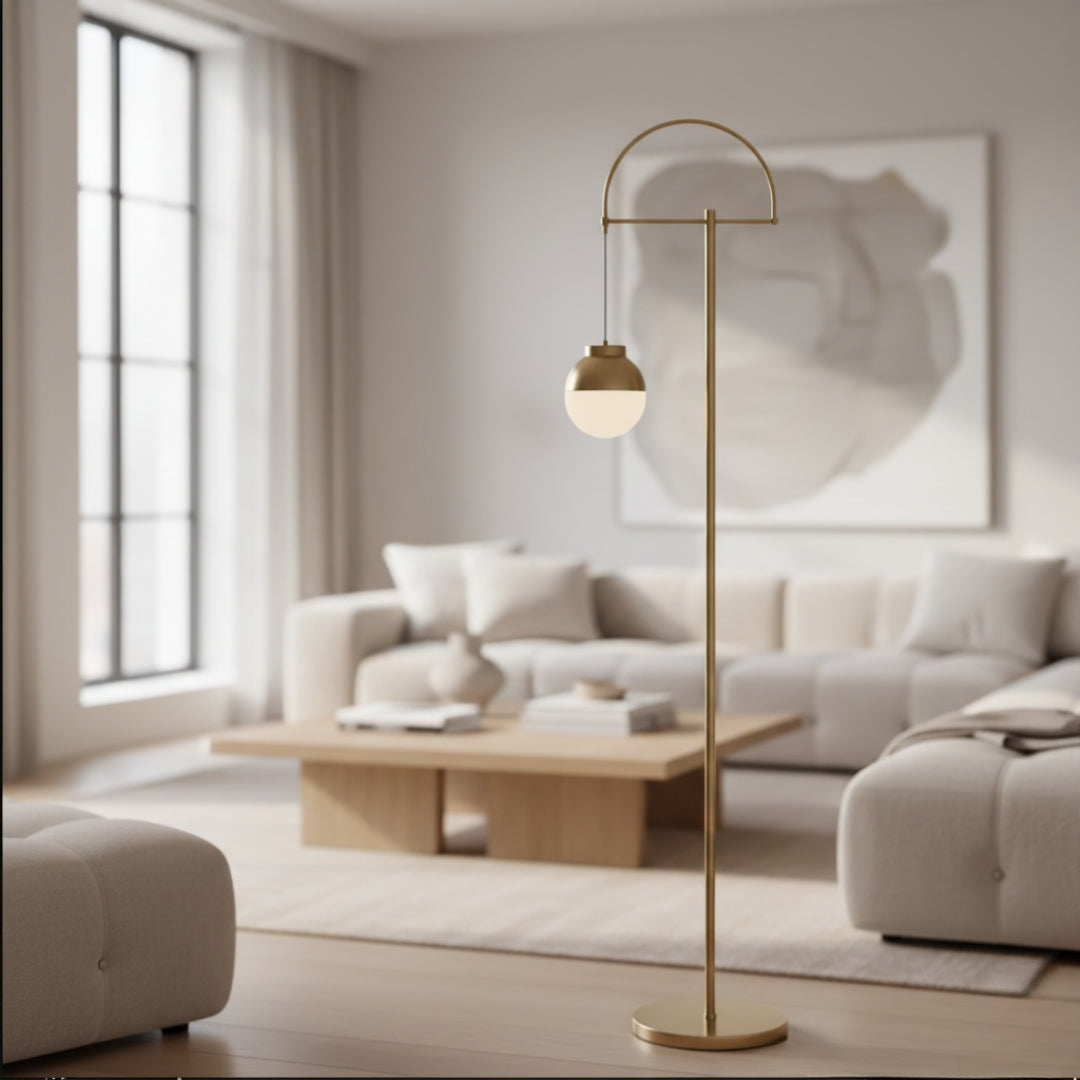 Stehlampe Klassisch Golden