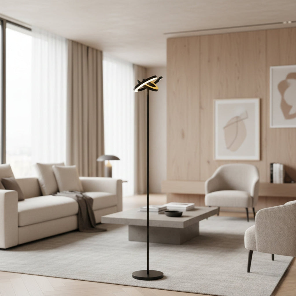 Stehlampe Double Beleuchtung