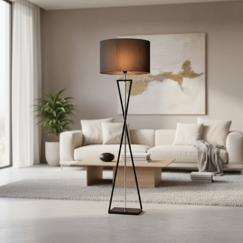 Stehlampe aus Eisen
