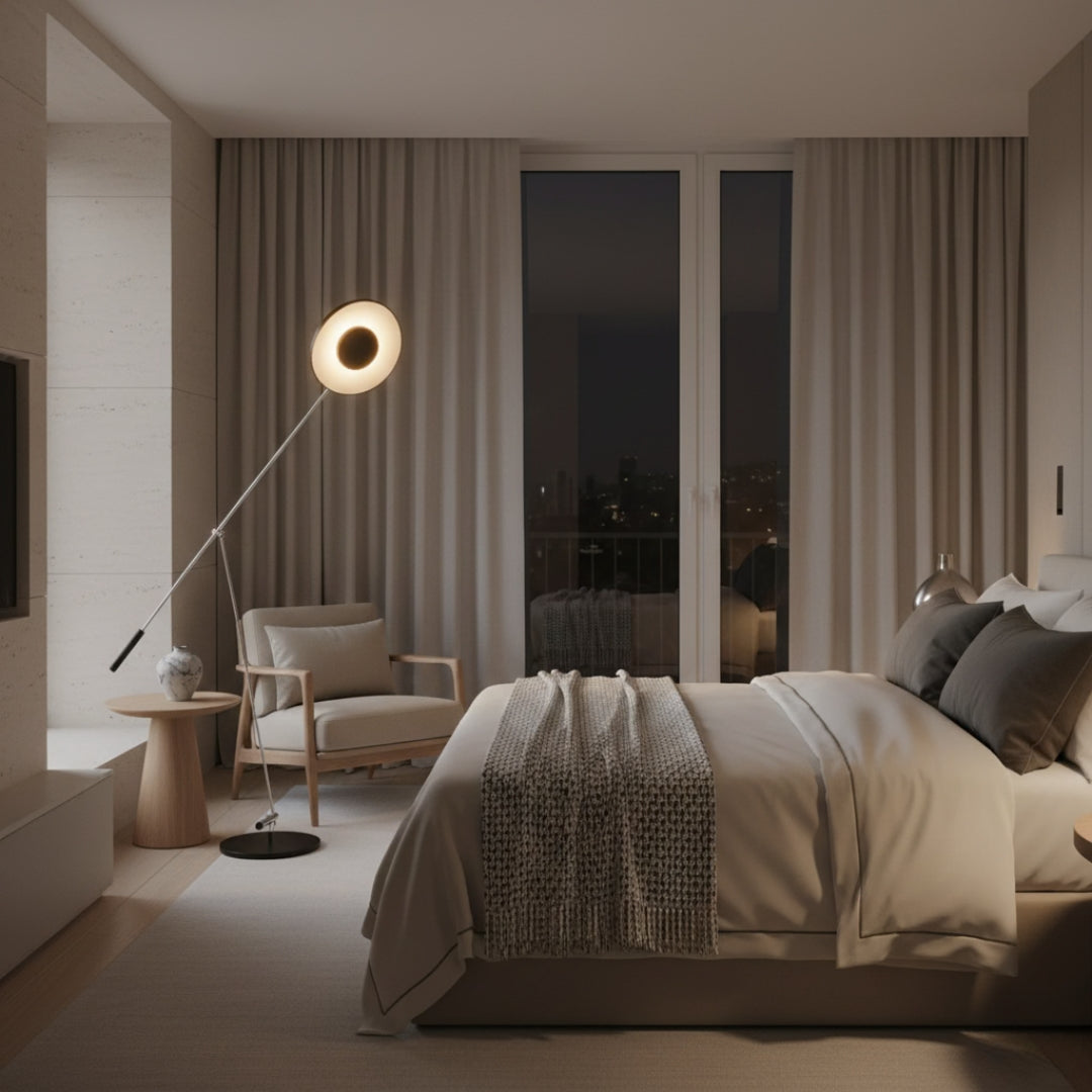 Stehlampe Minimalistisch Schwenkbar