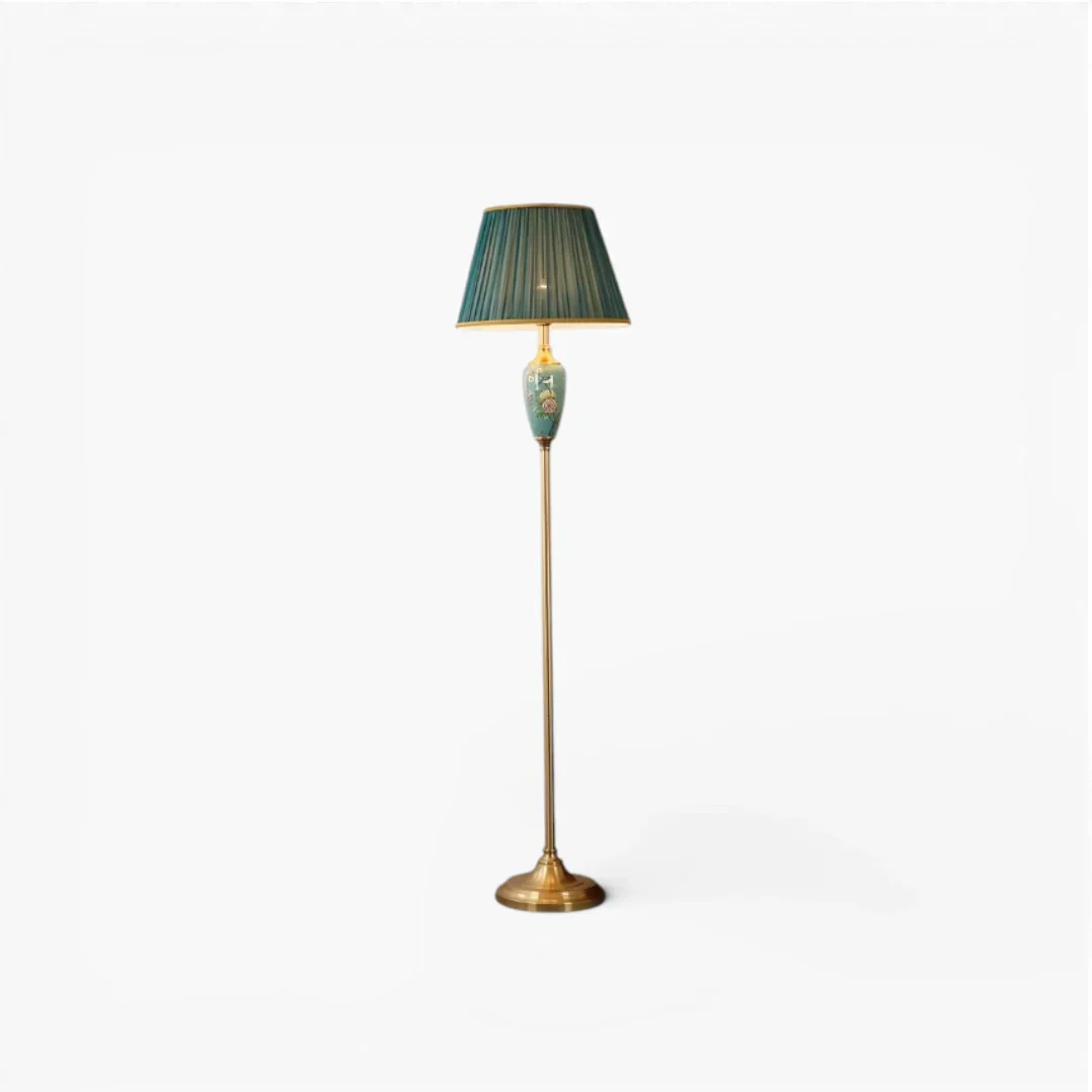 Lampe Sur Pied Motif Vintage