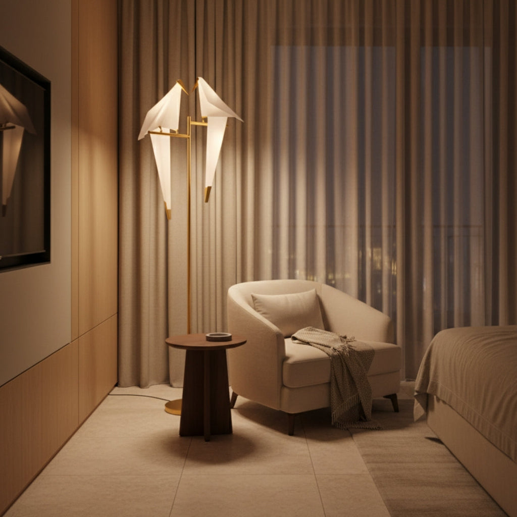 Stehlampe Origami